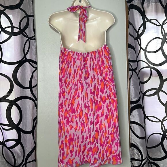 Boston Proper Pink Printed Halter Dress XXS - Picture 10 of 13